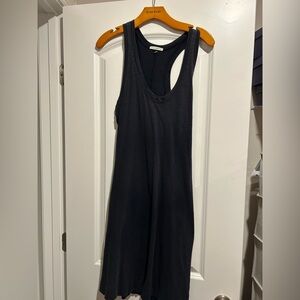 James Perse Charcoal/black Racerback Midi dress size 3